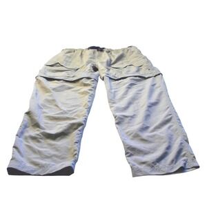 REI Convertible Cargo Hiking Pants Tan Khaki Zip‎ Off Shorts Mens 32x31
